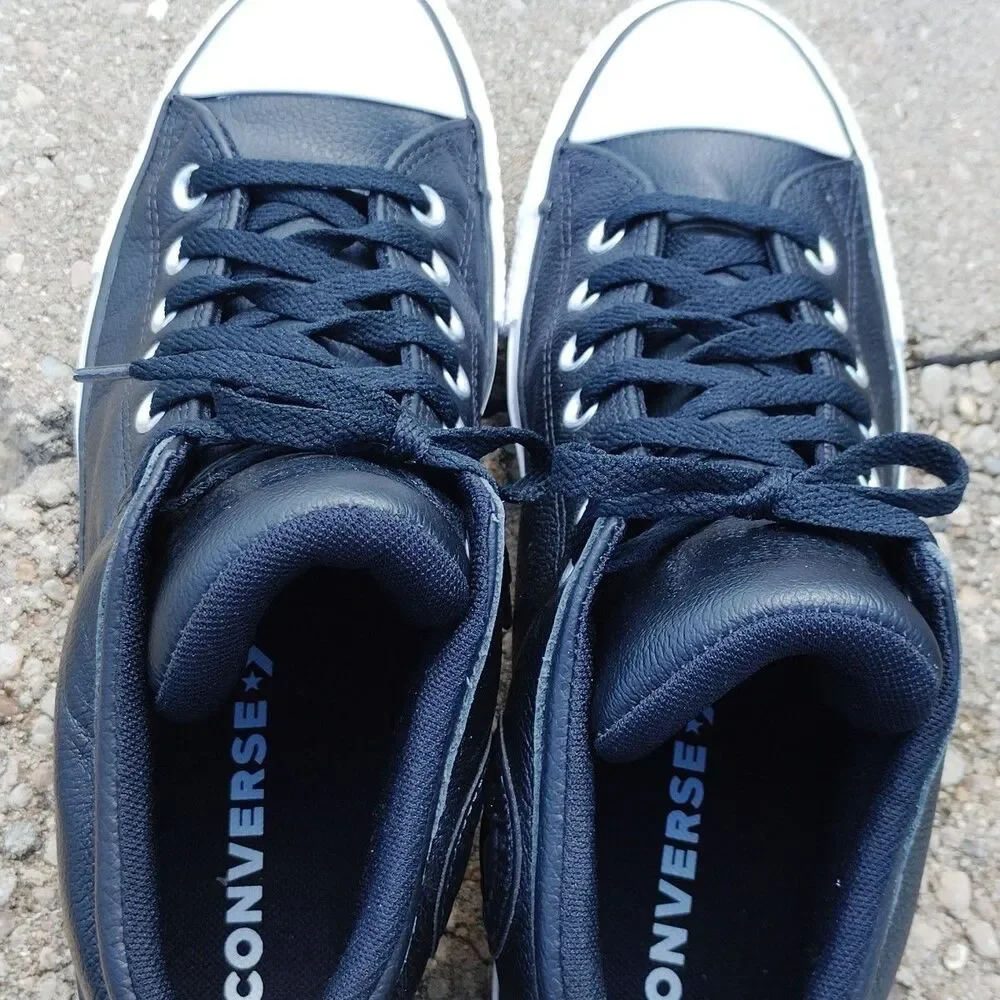 Converse W10.5 M8.5 Chuck Taylor All Star High Street Mid Leather 149426C Black